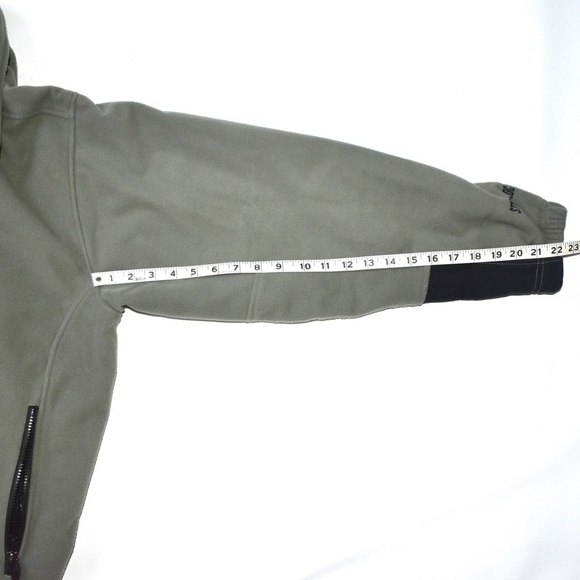 Drift Creek Outdoors fleece outerwear jacket army green sage - Picture 7 of 10